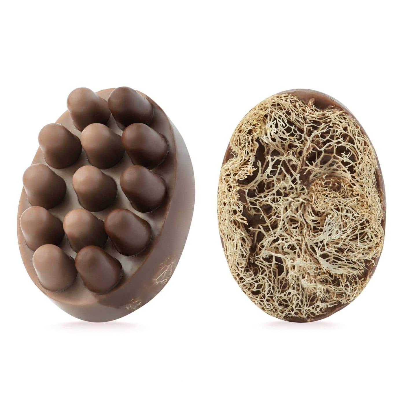 Масажне антицелюлітне мило з люфою Dark Cocoa — Какао