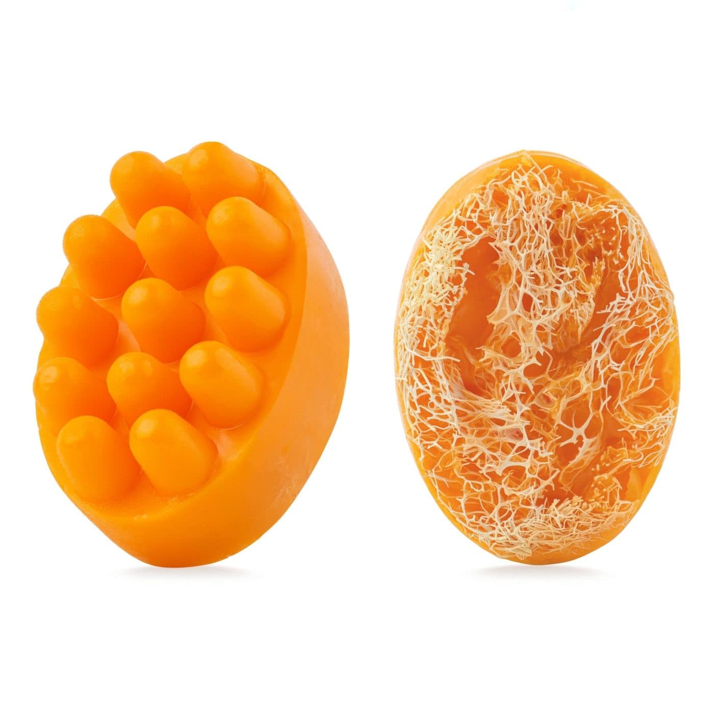 Масажне антицелюлітне мило з люфою Orange Peel Scrub — Апельсин