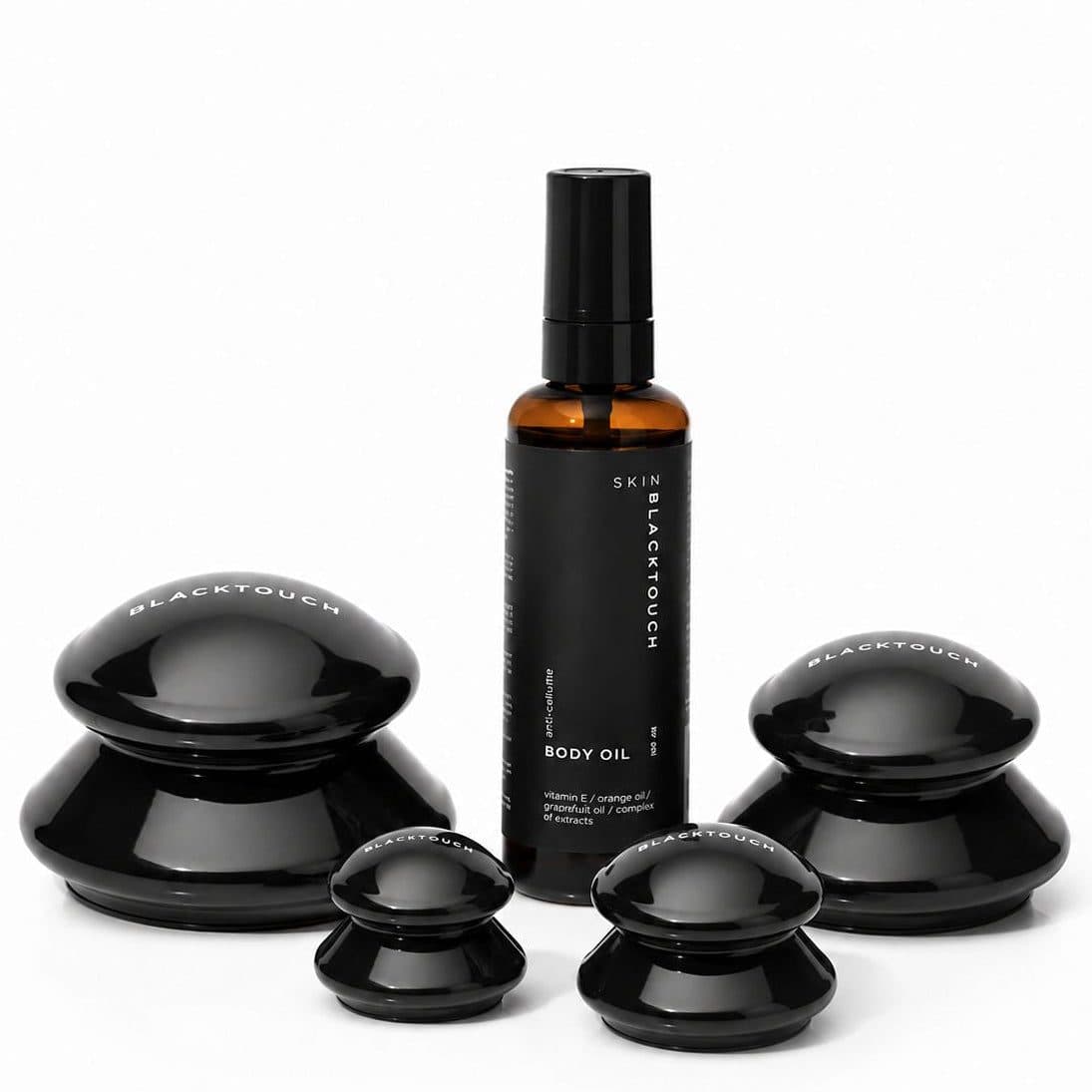 Комплект "Vacuum cups & anti-cellulite oil"