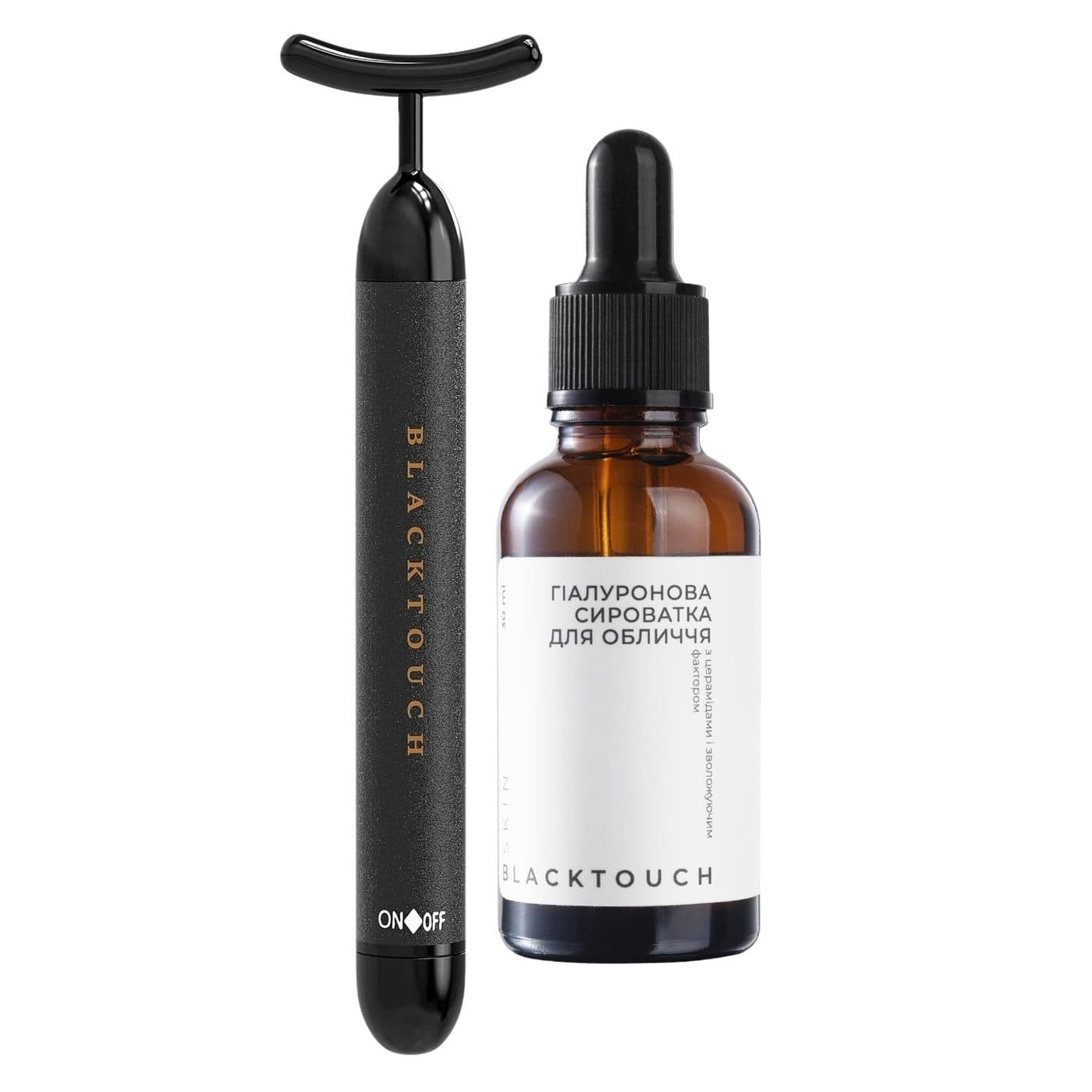 Комплект "Pulse massager & Hyaluronic serum"