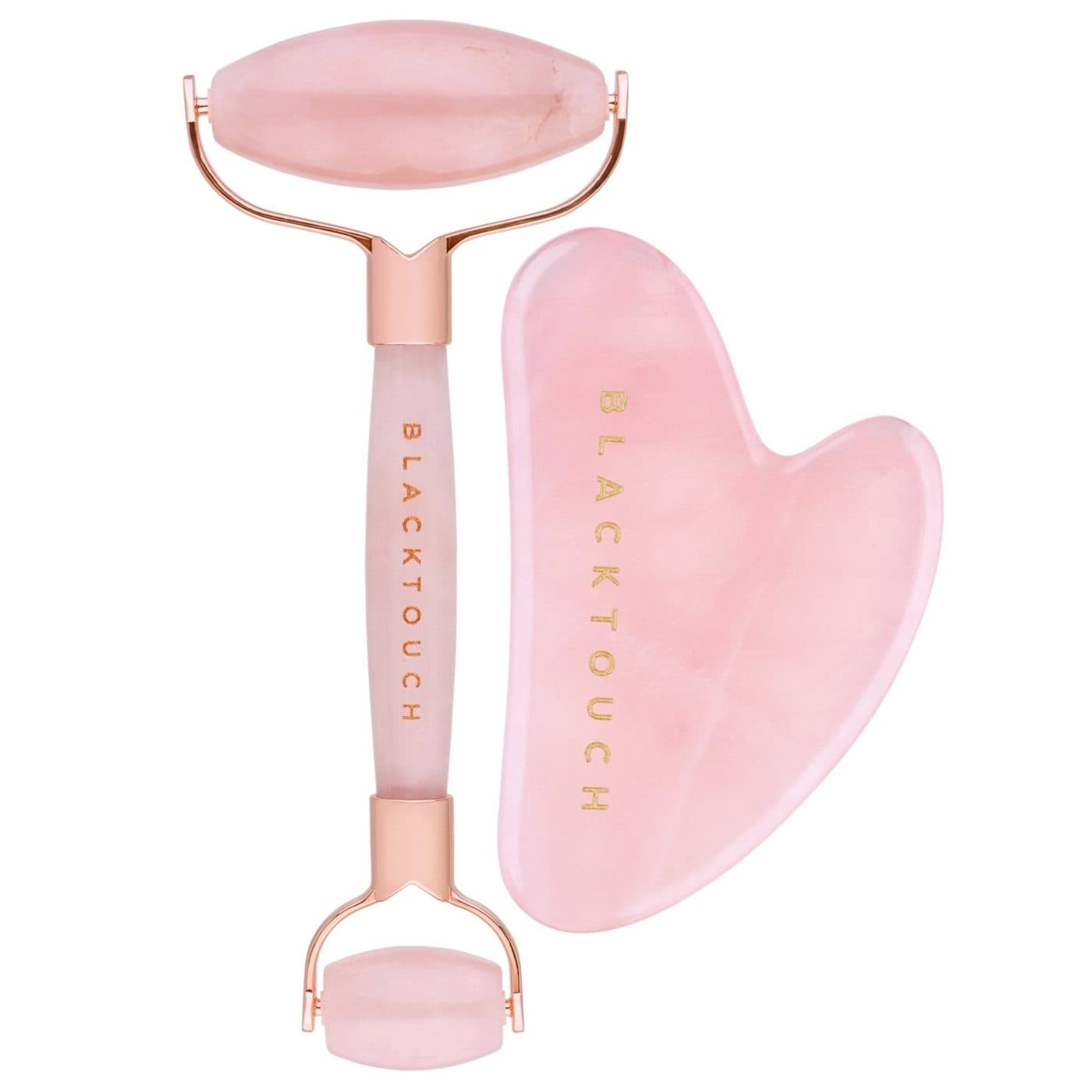 Комплект "Rose quartz gua sha & roller"