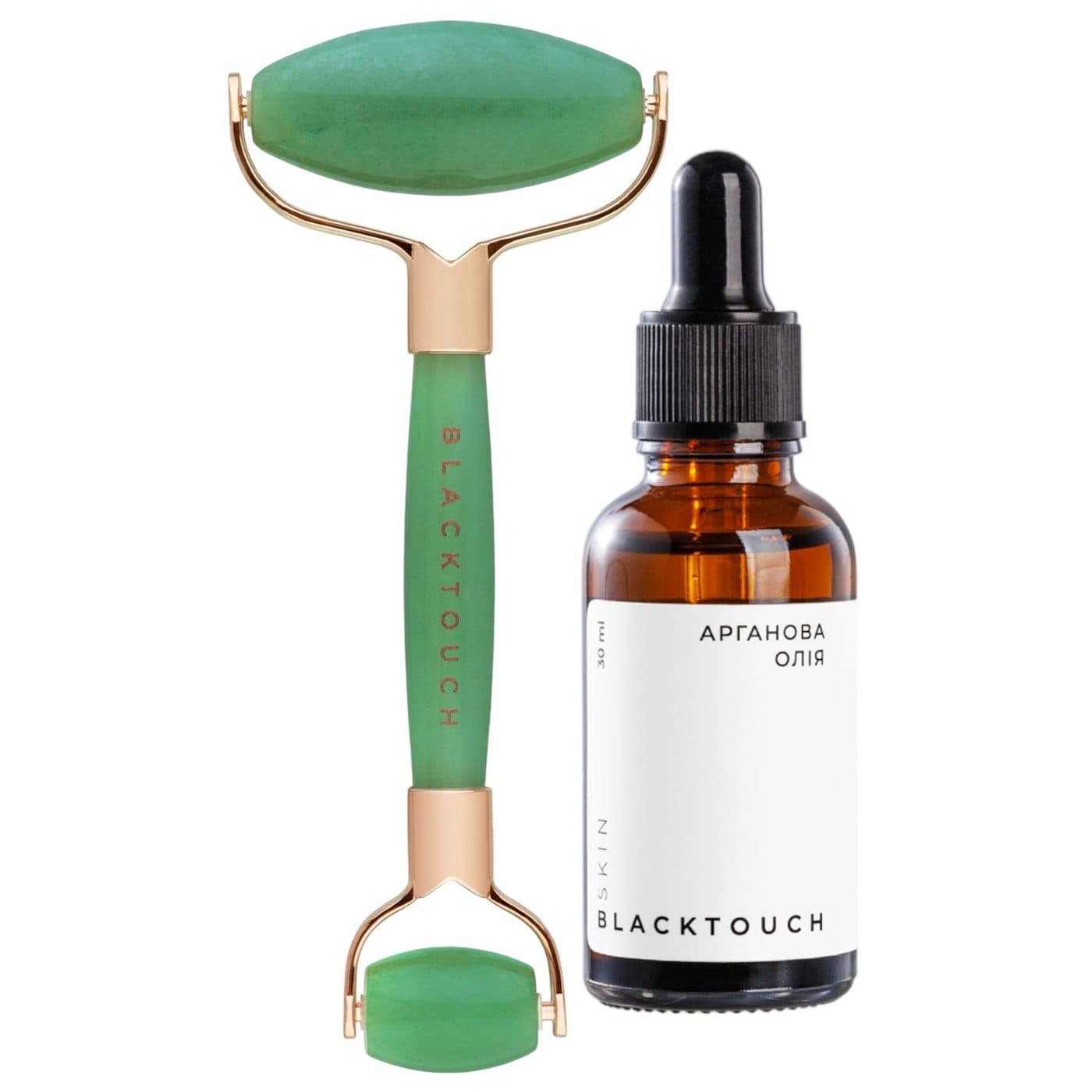 Комплект "Aventurine roller & cosmetic oil"