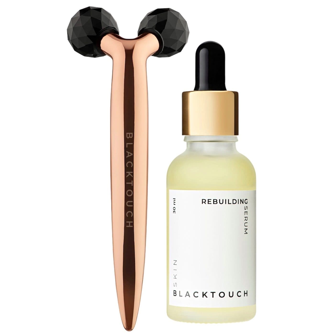 Комплект "Obsidian 3D Crystal ROLLER & Retinol serum"