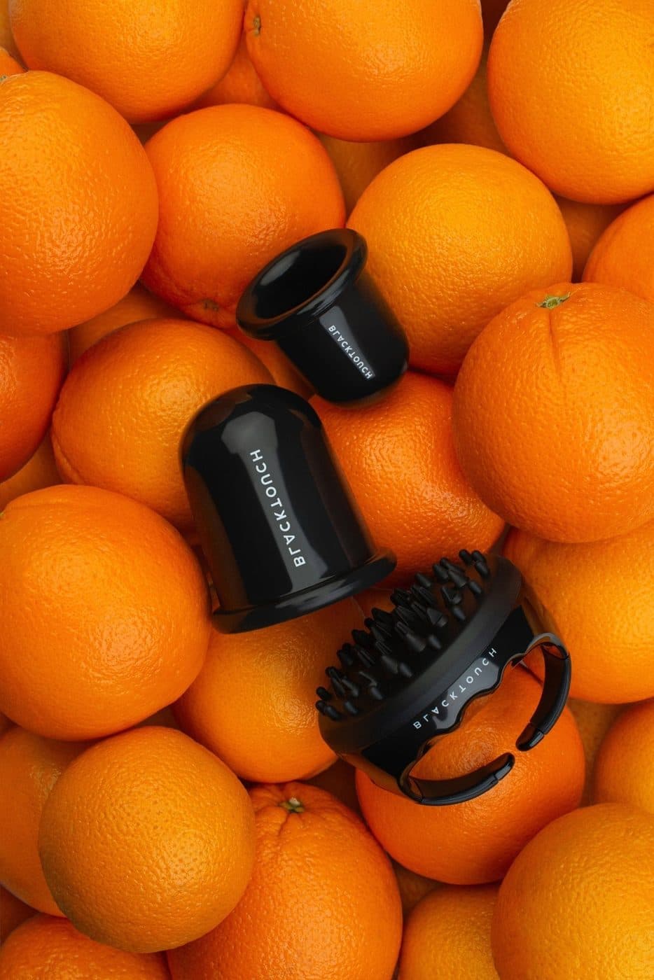 Комплект "Vacuum cups (2 pcs) + massager & anti-cellulite oil" — фото 3